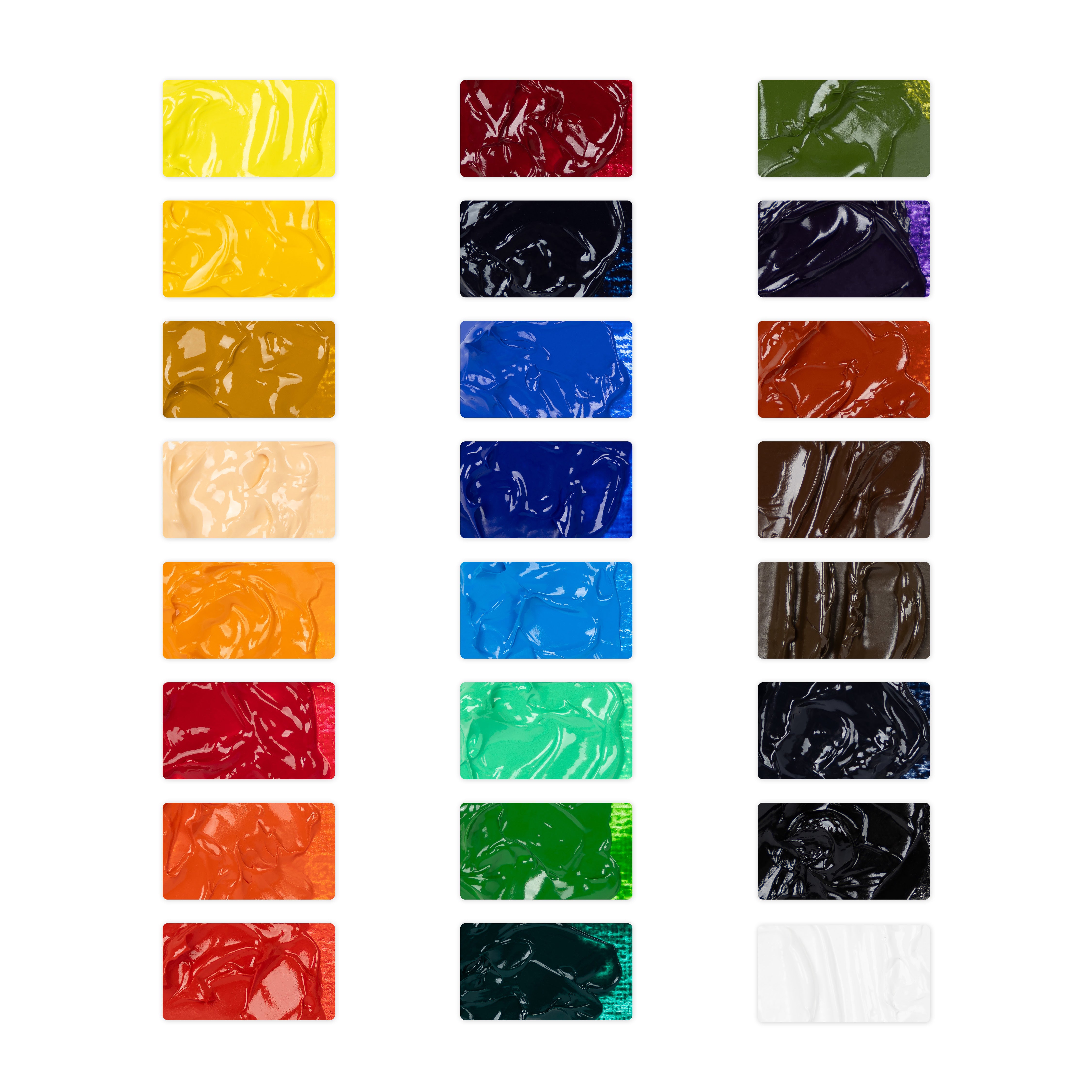 Ensemble de peinture à l'huile de 24 pièces