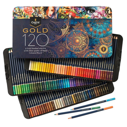 630 Piece Harmonious Expert Drawing and Colouring Pencil Tin Bundle