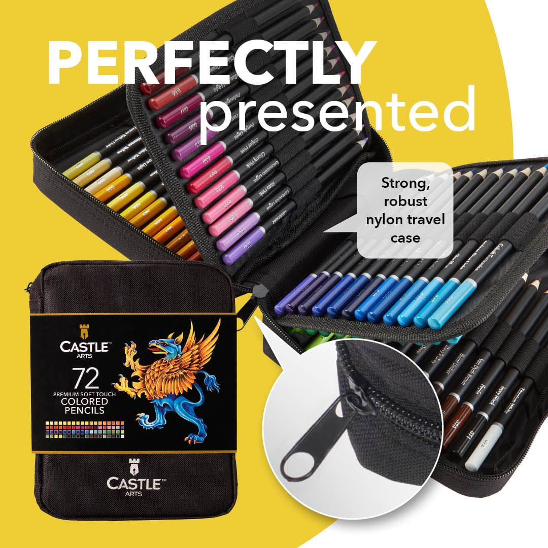 430 Piece Harmonious Premium Drawing and Colouring Pencil Zip Bundle